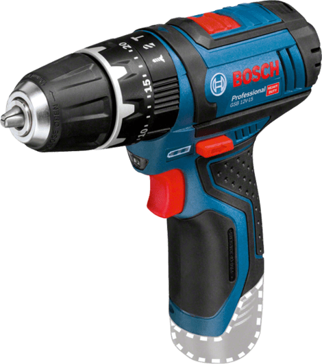 Аккумуляторная ударная дрель-шуруповёрт GSB 12V-15 Professional