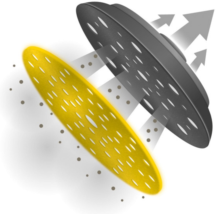 Лист шлифовальный на сетч. основе,225мм,G120 (25) BOSCH