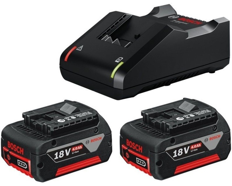 Базовый комплект 2 аккумулятор Li-Ion GBA 18V 4.0 Аh + ЗУ GAL 18V-40