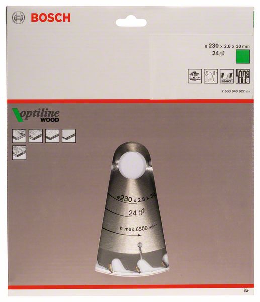 Диск BOSCH циркулярный 230х30 24 OPTILINE