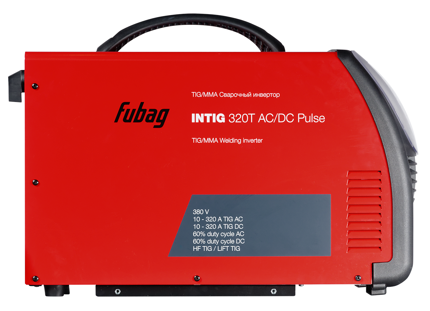 FUBAG Сварочный инверторный аргонодуговой аппарат INTIG 320 T AC/DC PULSE c горелкой TIG 26 5P 4m (38459)