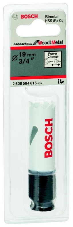 Коронка BOSCH PROGRESSOR 19 мм 