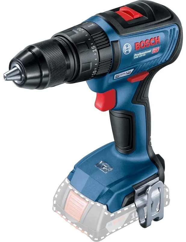 Дрель-шуруповерт BOSCH GSB 18V-50  без аккумулятора