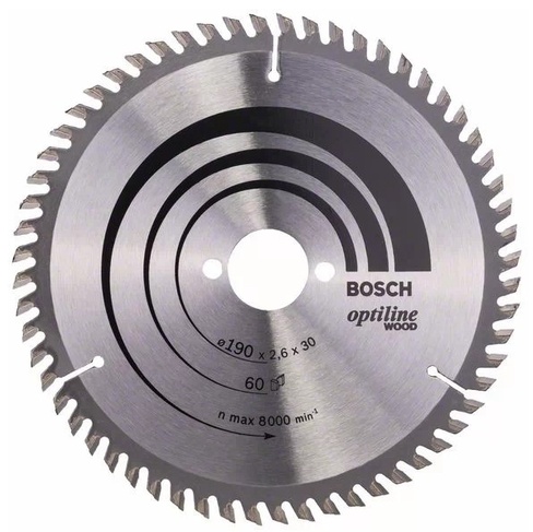 Диск BOSCH циркулярный 190х30 60 OPTILINE