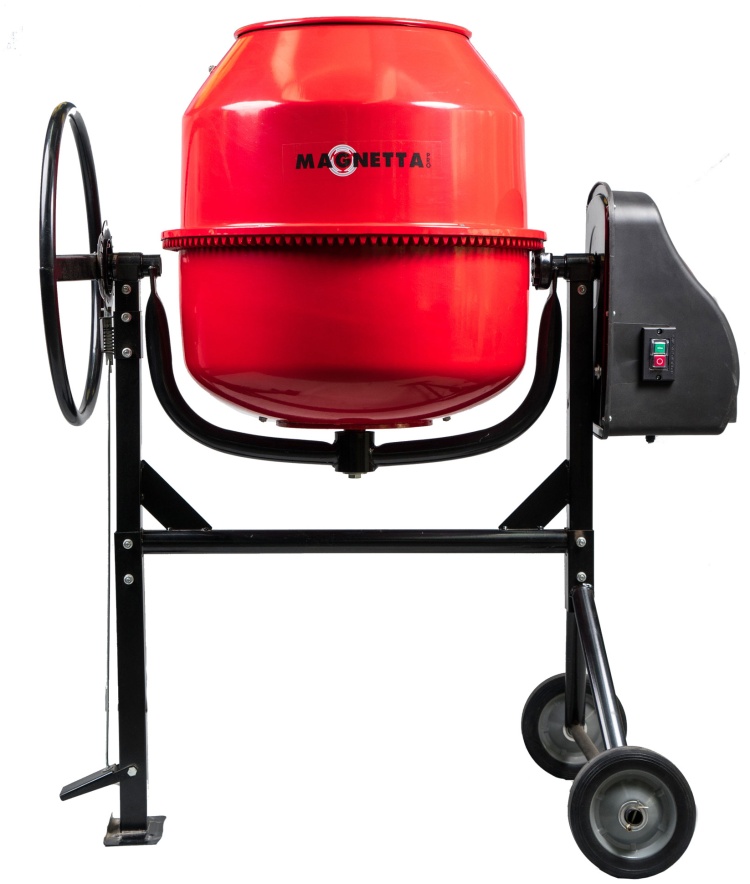 Magnetta, CMV220, Бетоносмеситель электрический 220л, 220В, 50Гц, 1100Вт