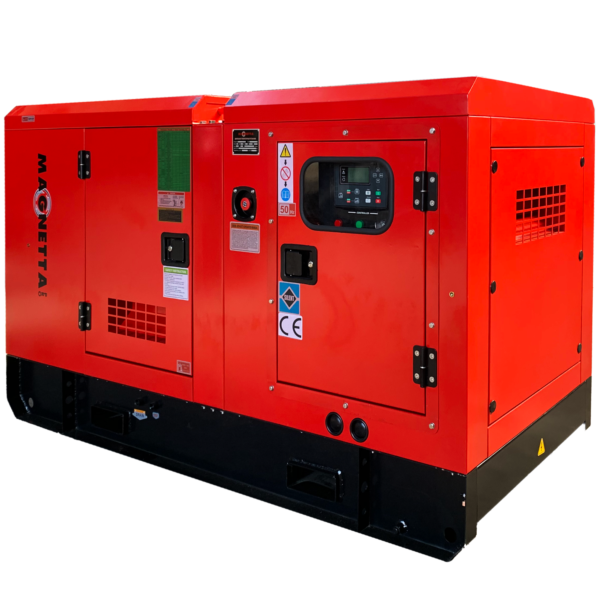 Magnetta, D80E3, Дизельный генератор в кожухе, 80 кВт