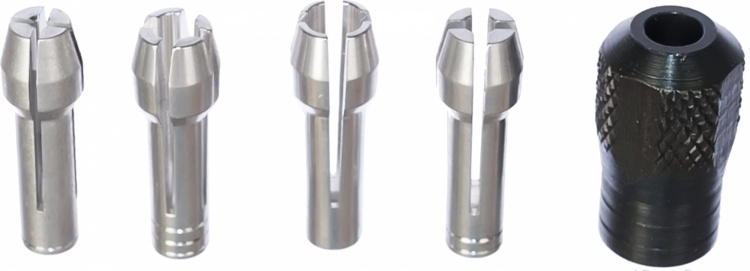 Набор DREMEL( 4цанги,1 муфта) 4485