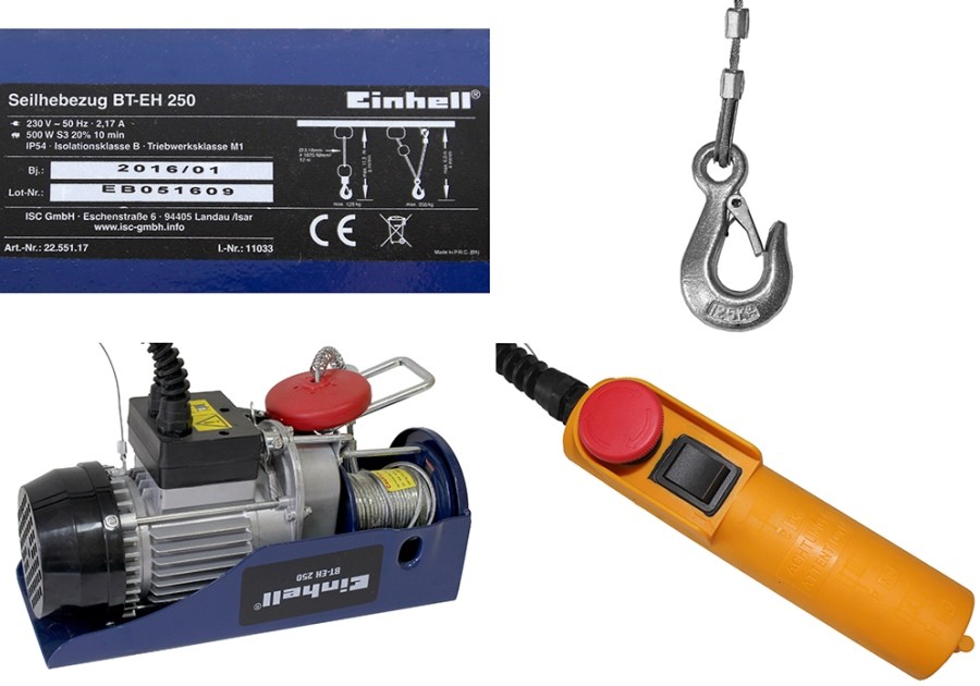 Лебедка электрическая Einhell BT-EH 250