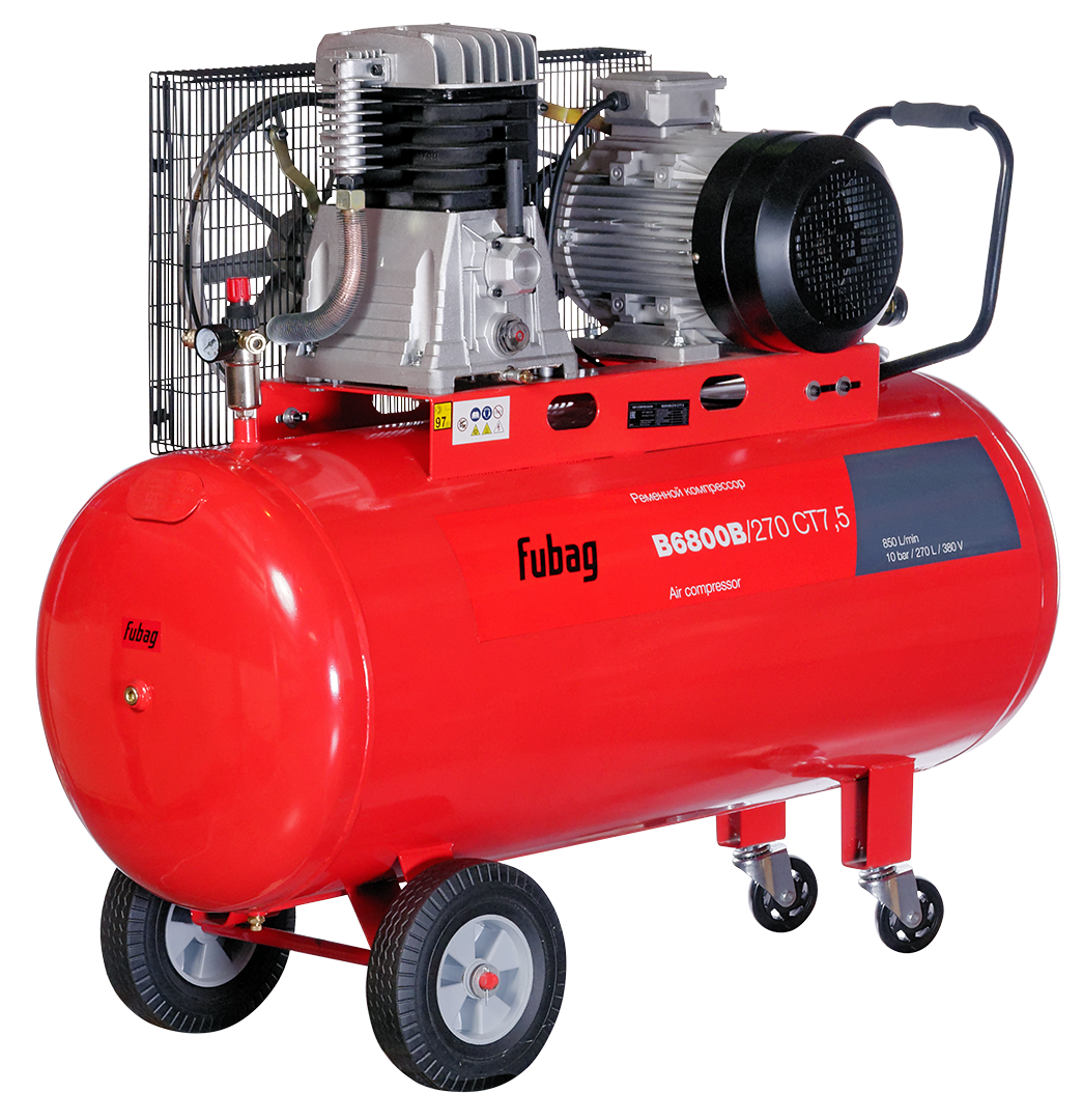 FUBAG Ременной одноступенчатый компрессор B6800B/270 CT7.5