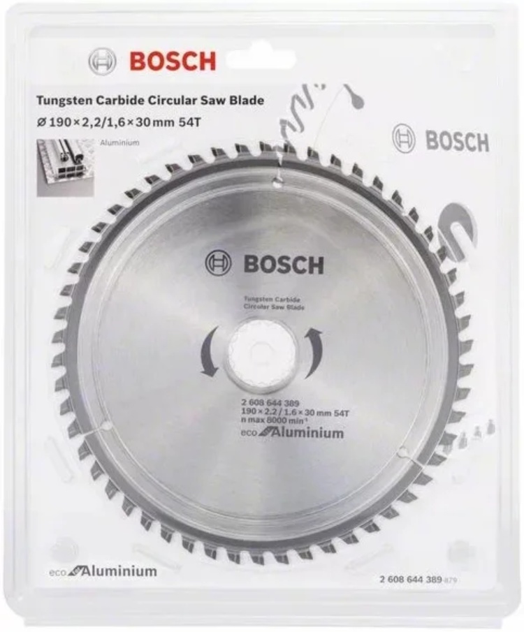 Диск BOSCH пильный 190х30-54 EC AL H