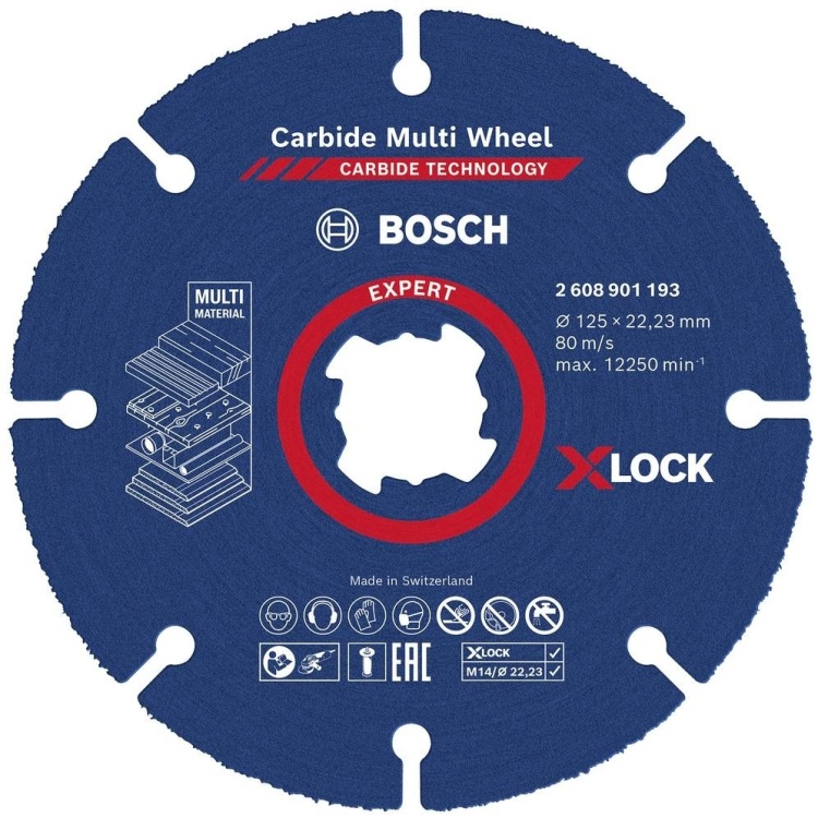 Круг отрезной по дереву для УШМ 125 ММ Expert X-LOCK