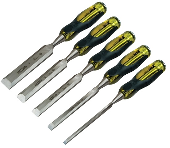 2-16-269  Набор STANLEY,из 5-х стамесок профессиональных "DYNAGRIP PRO" 6-12-18-25-32ММ