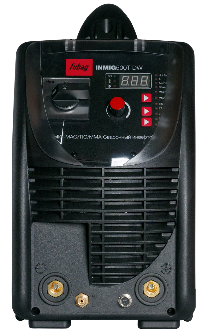FUBAG Сварочный полуавтомат INMIG 500T DW SYN + подающий механизм DRIVE INMIG DW + Шланг пакет 5м + горелка FB 400 3m