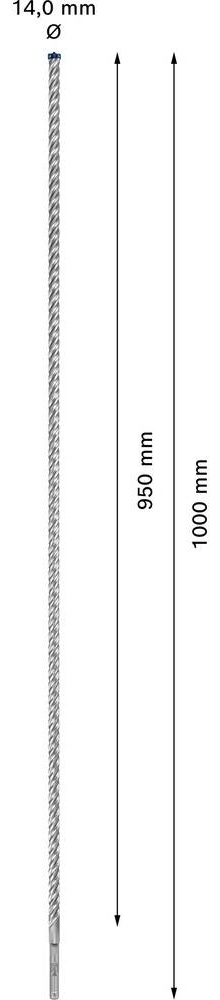 Бур BOSCH SDS plus-7X д/арм.бетона 14x950x1000 Expert