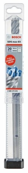 Бур по арм.бетону BOSCH SDS-max-8X 20 x 200 x 320 мм