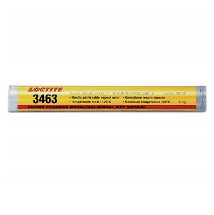 Холодная сварка, быстрый, в виде бруска Loctite 3463 Metal Magic Steel 114gr