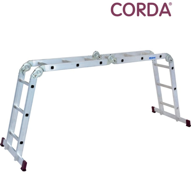 Шарнирная универсальная лестница-трансформер CORDA 4x3 KRAUSE (Германия)