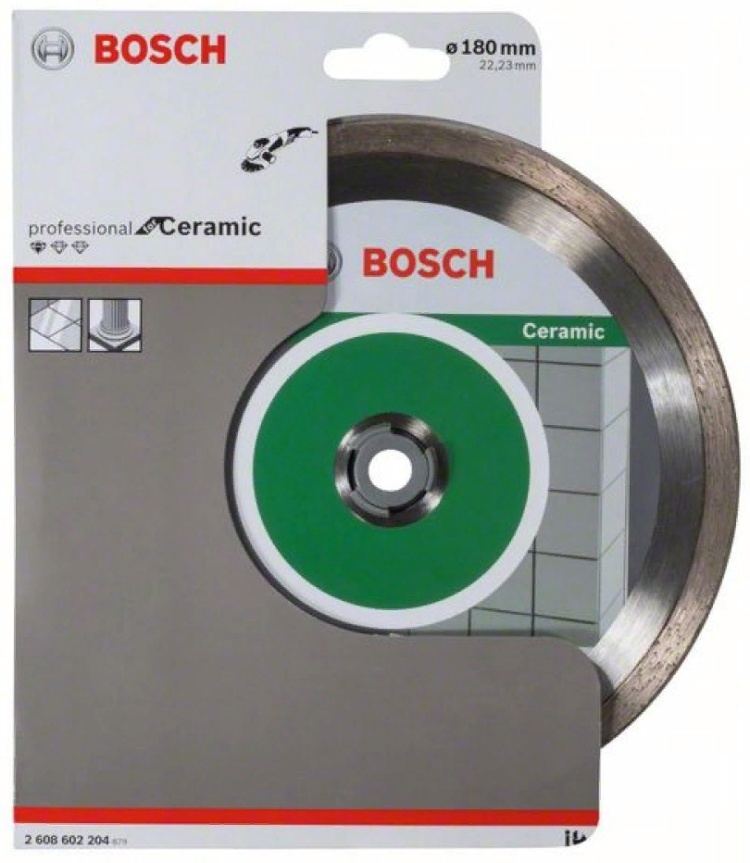 Алмазный отрезной круг Standard for Ceramic 180 x 22,23 x 1,6 x 7 mm