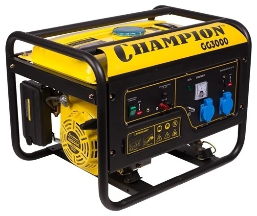 Генератор CHAMPION GG3000  (2,3,2,5кВт 6лс 15л 40кг)