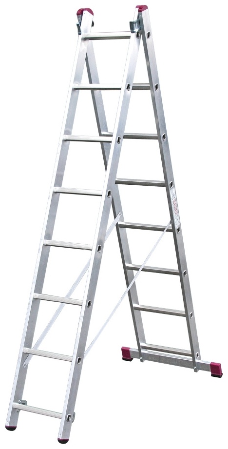 Универсальная двухсекционная лестница KRAUSE CORDA 2х11