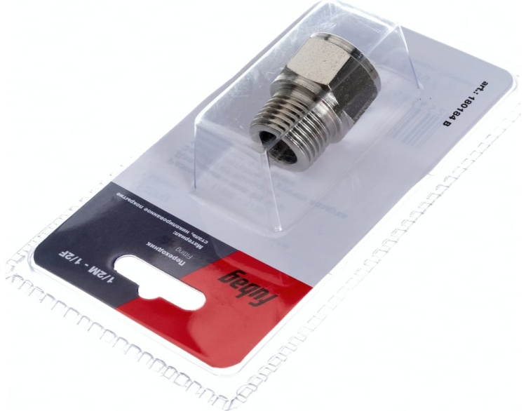 FUBAG Переходник 1/2"M на 1/2"F, блистер 1 шт