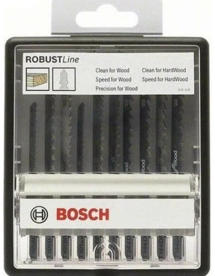 Набор пилок ВОSСН по дереву Т-хвост.ROBUST LINE