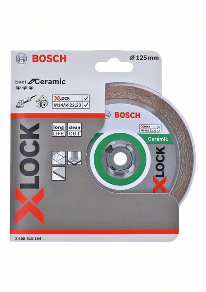 X-LOCK Алмазный диск  Best for Ceramic 125 x 22,23 x 1,8 x 10мм