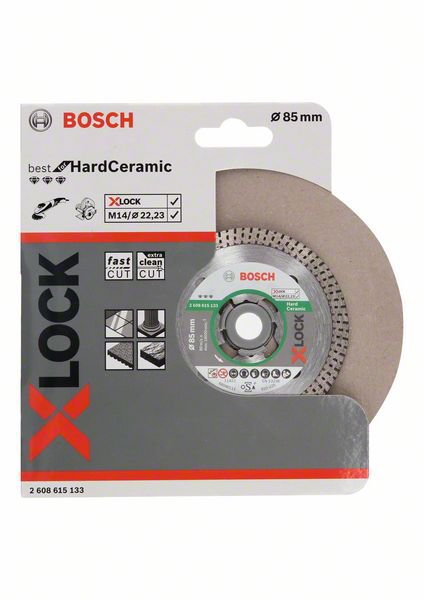 X-LOCK Алмазный диск Best for Hard Ceramic 85 x 22,23 x 1,8 x 10мм