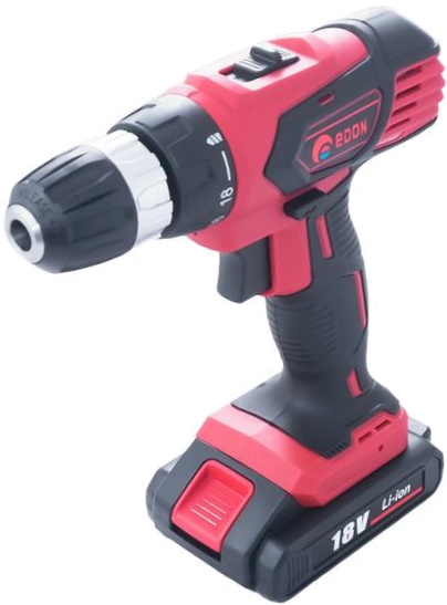 Аккумуляторная дрель-шуруповерт Edon AD-18C