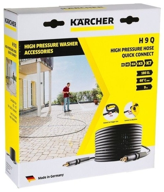Шланг высокого давления H&G 9м Quick Connect KARCHER