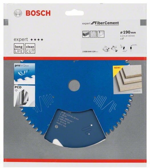 Диск Expert for Fibercement 190x20x2.2/1.6x4T BOSCH