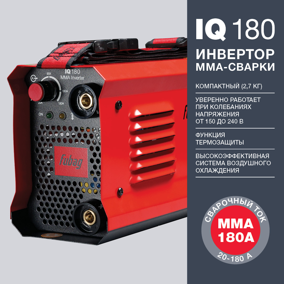 FUBAG Сварочный инвертор IQ 180 FUBAG Сварочный инвертор IQ 180