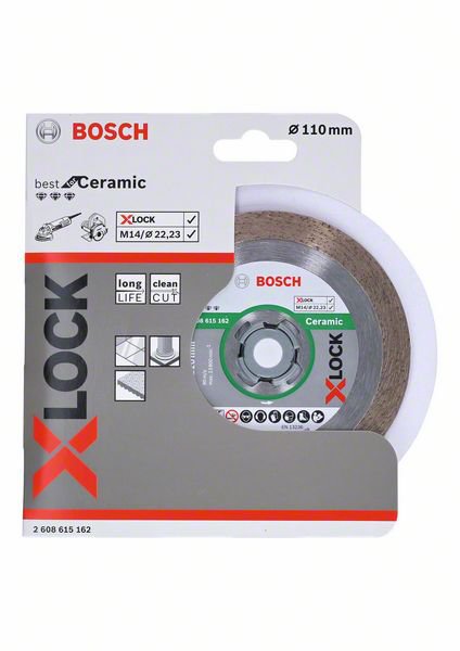 X-LOCK Алмазный диск  Best for Ceramic 110 x 22,23 x 1,8 x 10мм