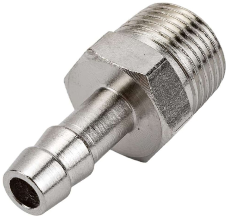 FUBAG Переходник 3/8"М на елочку 8мм с обжимным кольцом 8x13мм, блистер 1 шт