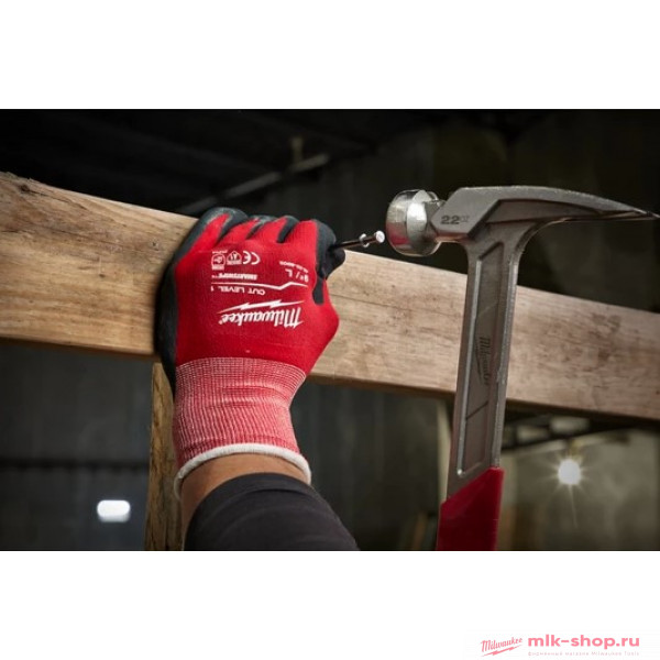 Перчатки с уровнем сопротивления порезам, уровень 1 Milwaukee размер M/8