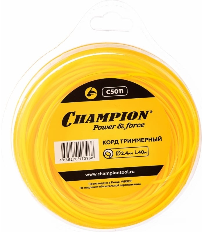 Корд трим.CHAMPION  Round 2.4мм *40м (круглый), CHAMPION, КИТАЙ, C5011