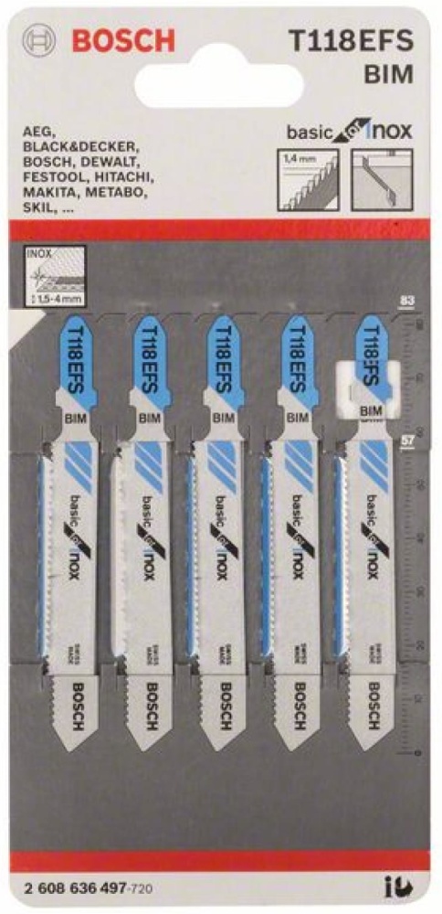Пилки Т-118 EFS ВОSСН