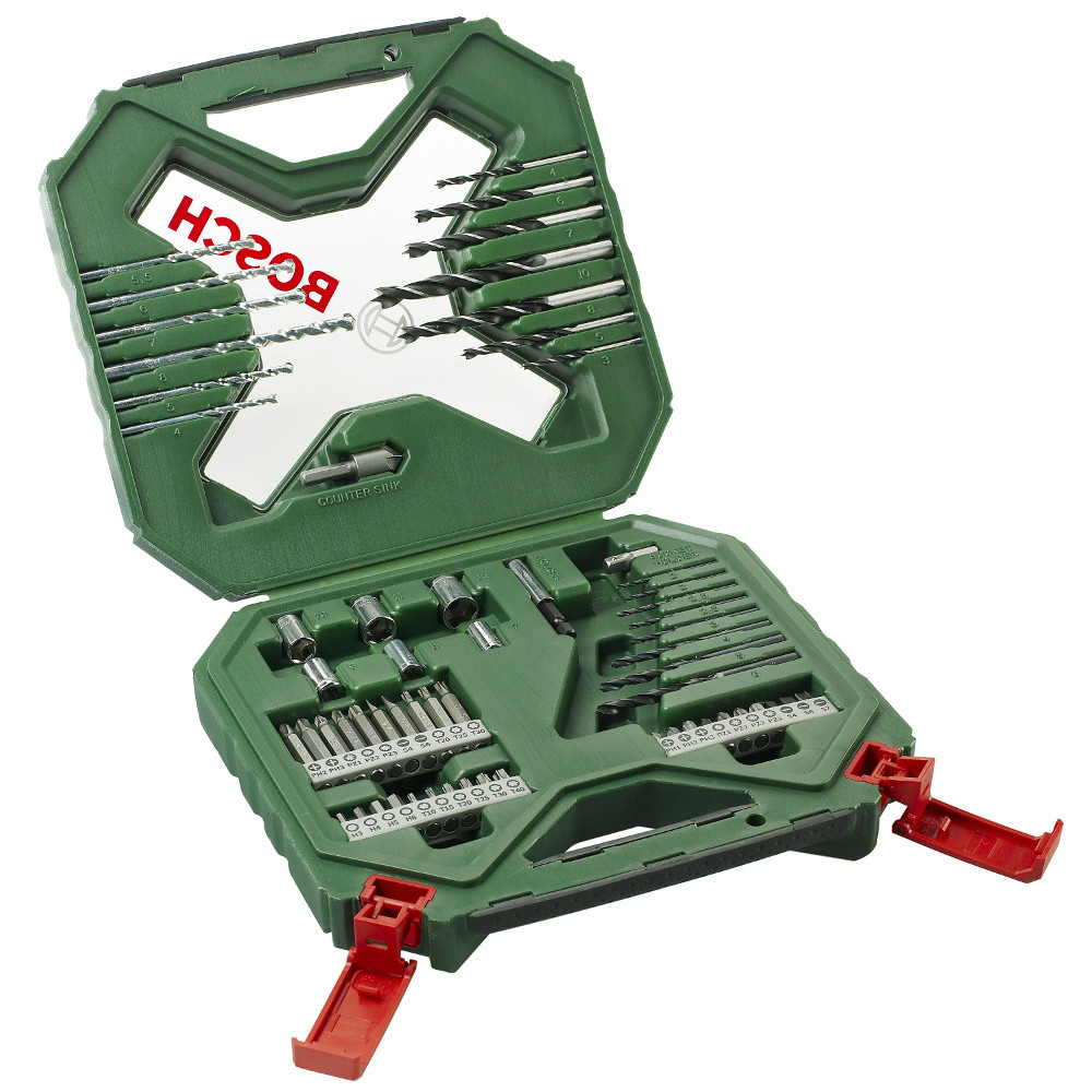 Набор сверл и насадок-бит X-Line Classic (60 шт)