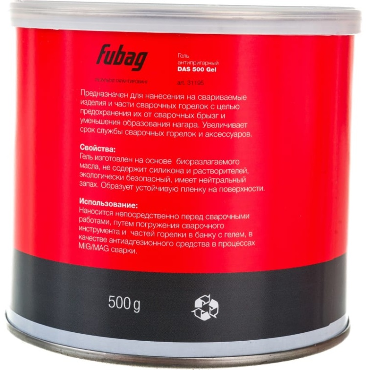 FUBAG Антипригарный гель DAS 500 Gel