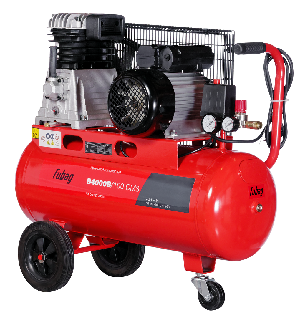 FUBAG Ременной одноступенчатый компрессор B4000B/100 CM3