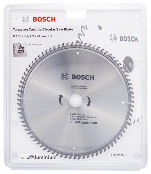                 Диск BOSCH пильный 250х30-80 EC AL B