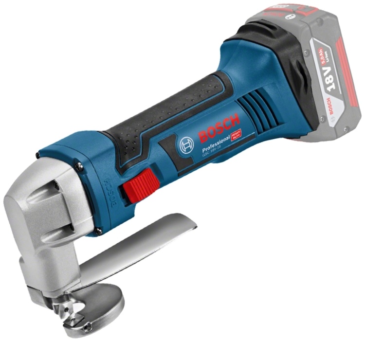 Ножницы листовые аккумуляторные BOSCH GSC 18V-16 без аккумулятора и зарядного устройства
