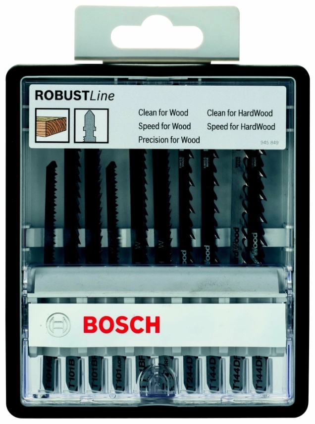 Набор пилок ВОSСН по дереву Т-хвост.ROBUST LINE