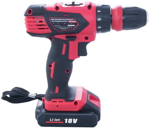 Аккумуляторная дрель-шуруповерт Edon AD-18CUN