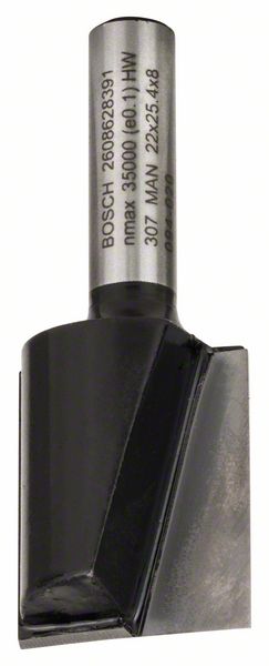 Фреза BOSCH пазовая Std S8/D22/L25
