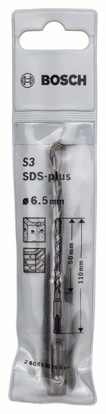 Ударные сверла SDS-plus-1  ( 6,5 mm )