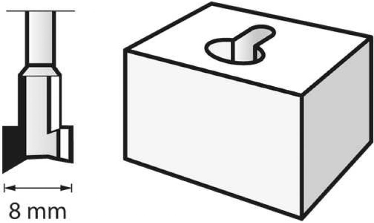 Фреза полая 8,0мм