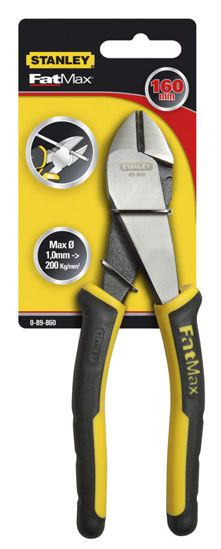 0-89-860 STANLEY КУСАЧКИ ДИАГОНАЛЬНЫЕ "FATMAX" ПОВЫШЕННОЙ ПРОЧНОСТИ 160MM