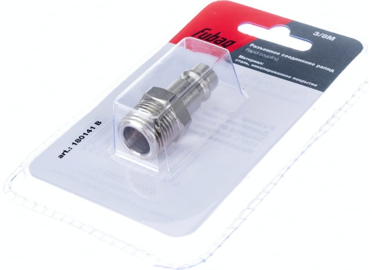 FUBAG Разъемное соединение рапид (штуцер), 3/8"M, наруж.резьба, блистер 1 шт