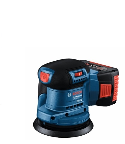 Машина шлифовальная прямая эксцентриковая BOSCH GEX 185-Li Версия соло в картоне.